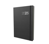 Collins Legacy Planificateur 2025 - Agenda journalier A5 (avec rendez-vous) - Noir - (CL51.99-25) - Agenda journalier professionnel avec couverture douce au toucher