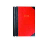 Collins Office Agenda 2022 2 pages par jour Rouge Format A4