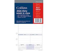 Collins Recharge pour agenda hebdomadaire 2024 - personnel - Semainier - Recharge pour agenda hebdomadaire 2024