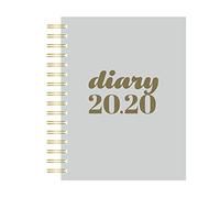 Collins Scandi Agenda 2020 1 jour par page Gris Format A5