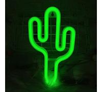 COLOFFE Enseignes au Néon en forme de Cactus LED Néon Enseigne Lumineuse au néon LED Murale Décor Signes Lumineux pour la Chambre de fête cadeau de mariage lumières décoratives-Green Cactus