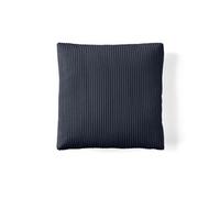 Colombine - coussin - en velours côtelé - 54x54 cm - Bleu nuit