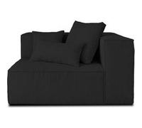 Lisa design Colombine module de canapé droit - Noir