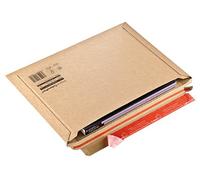 ColomPac cP015.06 colomPac cP015.06-pochette d'expédition-avec querbefüllung en carton ondulé 360 x 250 x 50 mm avec languette autocollante pK100 aufreissfaden protection et bandes, épaisseur variable jusqu'à 50 mm (marron)