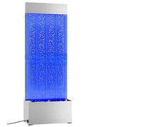 vidaXL Colonne à bulles 110 cm – LED RVB en inox et acrylique