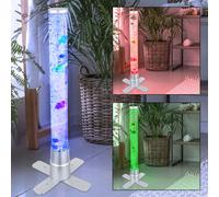 Colonne à Bulles D'Eau Lampadaire Changement Poissons Boules RGB LED Hauteur