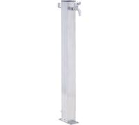 Colonne à eau de jardin 100 cm acier inoxydable carré