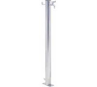 vidaXL Colonne à eau de jardin 100 cm – acier inoxydable rond – robinet sur pied