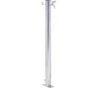Colonne à eau de jardin 80 cm acier inoxydable rond