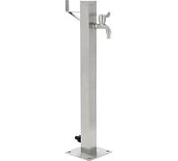 Colonne à eau de jardin carrée Acier inoxydable 65 cm