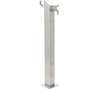 Colonne à eau de jardin carrée Acier inoxydable 95 cm