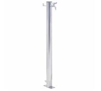 Colonne à eau de jardin - Inox - 100 cm - Robuste - Résistant à la corrosion - Pratique
