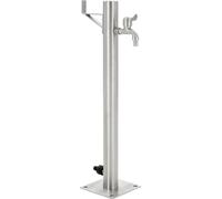 Colonne à eau de jardin ronde Acier inoxydable 65 cm