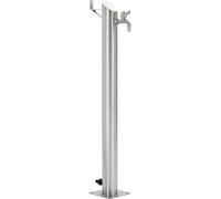 Colonne à eau de jardin ronde Acier inoxydable 95 cm