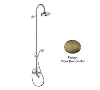 Colonne bain/douche melangeur vieux bronze mat - CRISTINA ONDYNA CN10493