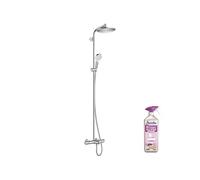 Hansgrohe Colonne Bain Douche thermostatique Crometta S 240 chromée + nettoyant Briochin