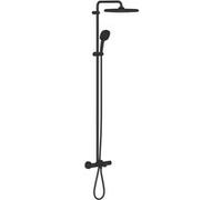 Colonne bain douche thermostatique GROHE Vitalio Start System Noir Noir mat