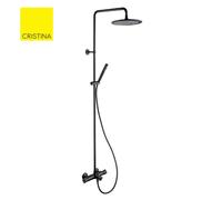 Colonne Bain Douche THETA Thermostatique Blackmat - CRISTINA ONDYNA TE18013