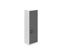 Colonne de Cuisine - BELINI - SSL60 - Argent Mat - 2 Portes - 57,6x60x204 cm