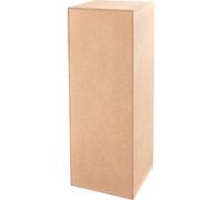 Colonne de décoration MDF non laqué - colonne de fleurs pour le salon - support de fleurs - podium de décoration pour figurines - support de plantes - décoration salon 80x30x30