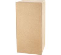 Colonne de décoration MDF non laqué - colonne de fleurs pour le salon - support de fleurs - podium de décoration pour figurines - support de plantes - décoration salon 80x40x40