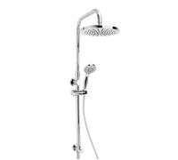 Idro Bric Système de douche SCACOL0061CR 2 têtes Acier inoxydable