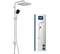 Colonne de douche avec inverseur manuel - Economie d'eau - GROHE Vitalio Comfort 250 - Chromé - 26986001