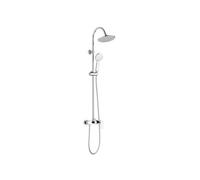 Colonne de douche avec robinet mitigeur mécanique Dakota Gris