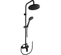 Colonne de douche COLORADO avec pommeau en laiton noir H. 116 cm