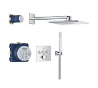 Colonne de douche encastré thermostatique GROHE Precision Smart Control Chromé