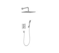 Colonne de douche encastrée thermostatique Modulo carré