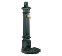 Colonne de douche extérieure, robinet de jardin, design vintage, 80x28x32 cm, vert foncé