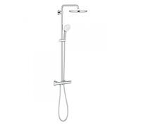 Colonne de douche - GROHE - TEMPESTA SYSTEM 250 - Mitigeur thermostatique - Finition chromé - Hauteur réglable