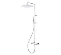 Herzbach Living Spa colonne de douche 11.988230. 2000 .01 Ø 300 mm, avec douchette en plastique, chromé