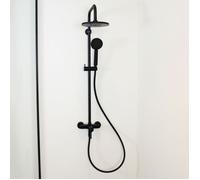 Colonne de douche mécanique spéciale rénovation Delice ESSEBAGNO - noir mat