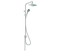Colonne de douche ou bain douche sans mitigeur HANSGROHE Vernis Shape 230 EcoSmart chromé + tablette AddStoris