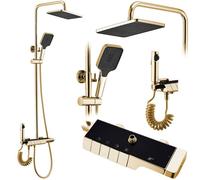Colonne De Douche Rea Rob Kit De Douche Or 11,5 X 33 X 115 Cm