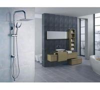 Colonne de douche réglable avec pomme de douche triple, anti-calcaire, Oasi