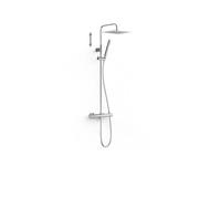 Colonne de douche thermostatique 2 voies Chrome - TRES 19038709