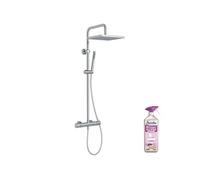Colonne de douche thermostatique JACOB DELAFON Brigitte + nettoyant Briochin