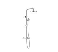 Roca Victoria ensemble de douche mural avec thermostat oui chrome A5A9F18C00