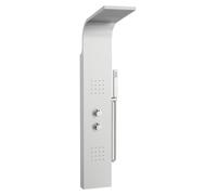 Colonne de douche Whirlpool Essential 2.0, avec thermostat, en acier inoxydable brossé