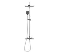 Colonne de douche XXL 240 avec mitigeur thermostatique, Douchette 3 jets, Chrome (SATSSTK)
