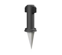 Colonne de prises de jardin PORU avec piquet pour l'extérieur 2-fois acier