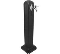 Colonne de remplissage d'eau, hauteur 91,5 cm, réservoir d'eau anthracite, robinet, système d'arrosage, tuyau de jardin, plastique