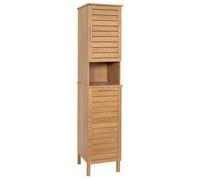 Colonne de salle de bain 1 porte + 1 panière à linge Colonial