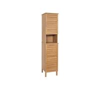 Colonne de salle de bain 1 porte + 1 panière à linge Colonial