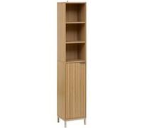 Colonne ""Tasso"" 1 porte effet bois naturel - 5 five simply smart