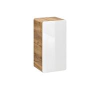 Colonne de salle de bain coloris naturel et blanc - L35 x l32 x H68 cm - ARUBA