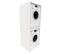 COLONNE DE SALLE DE BAIN - MRBLS_HOME 66 x 180 x 51 2 cm - BLANC - MEUBLE DE SALLE DE BAIN Armoire pour lave-linge